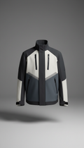 Modular Outerwear Jacket with Sculpted Panels