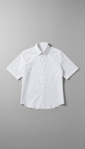 White Cotton Poplin Minimalist Shirt