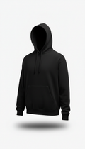 Oversized hoodie in urban black